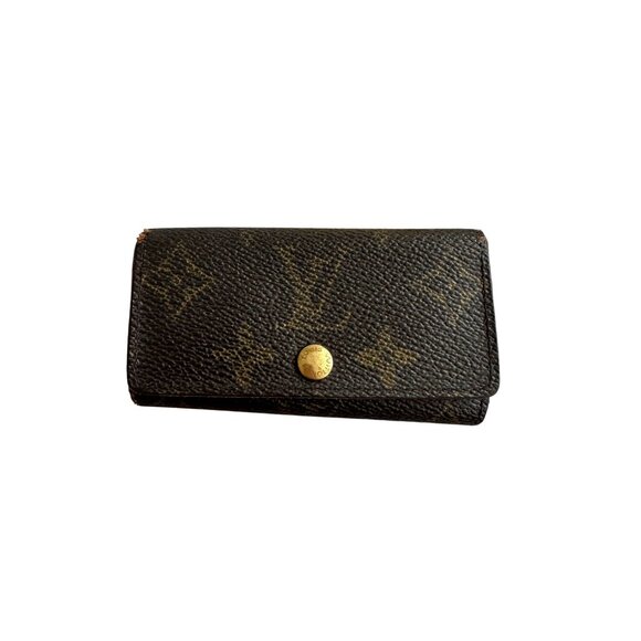 LOUIS VUITTON Brown Damier Ebene Key Holder Case - Picture 4 of 7